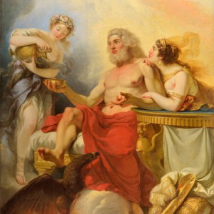 Jupiter et Junon recevant le nectar d’Hébé