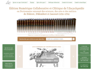 Passionné.es par l’<em>Encyclopédie</em> ? Découvrez le site ENCCRE