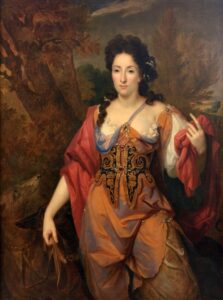 Portrait de femme en Diane