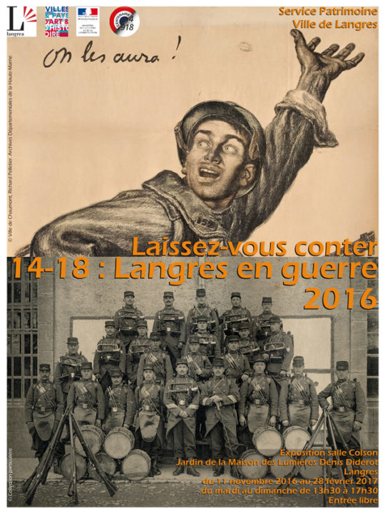 Laissez-vous conter 14-18 : Langres en guerre 2016