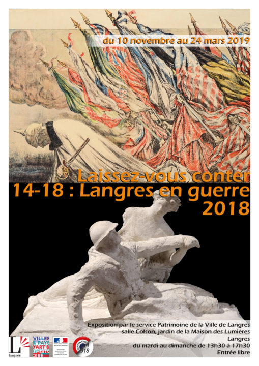 exposition du service patrimoine : Laissez-vous conter 14-18 : Langres en guerre (2018)